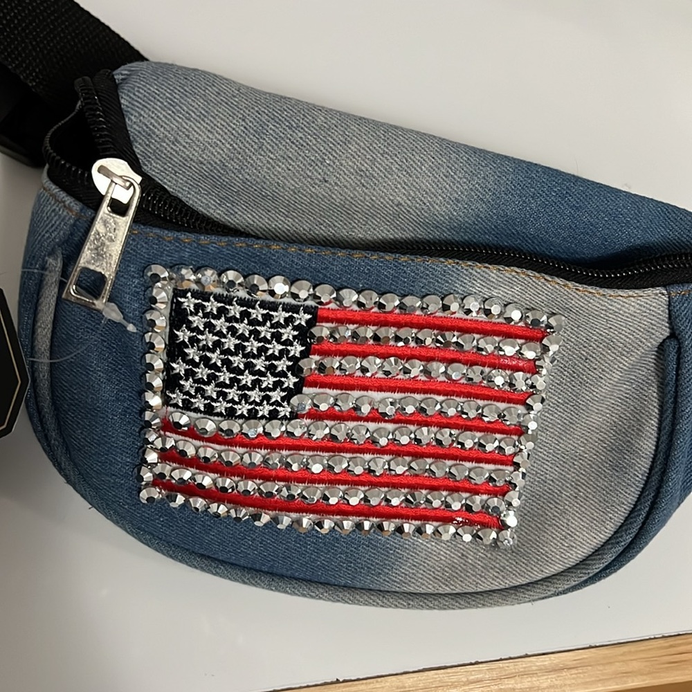 Woman’s Denim Belt Bag.